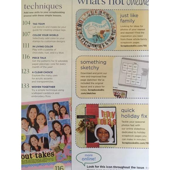 Scrapbooks etc. back issues January 2009 Stencils xl pattern pack bonus download - Picture 4 of 4